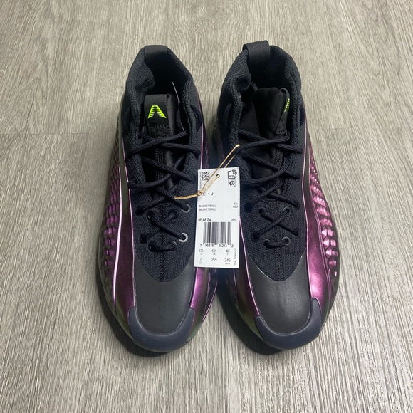 adidas Other - Addias A.E. 1J Anthony Edwards The Future GS Boys Shoe Size 7Y Purple NWT